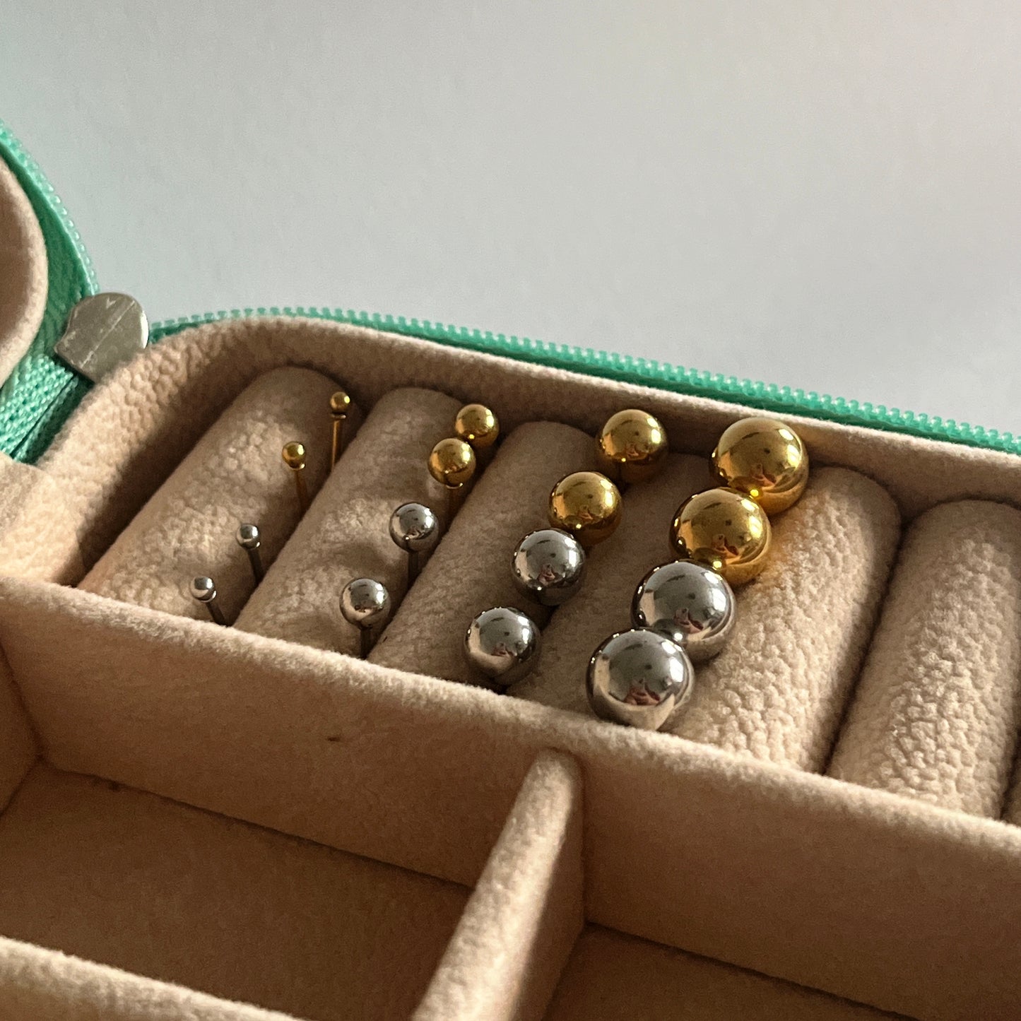 Zoe ball stud earrings