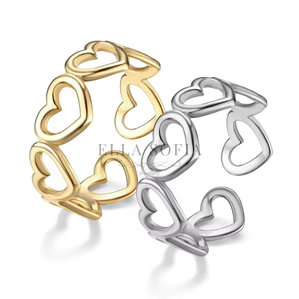 Ella heart ring