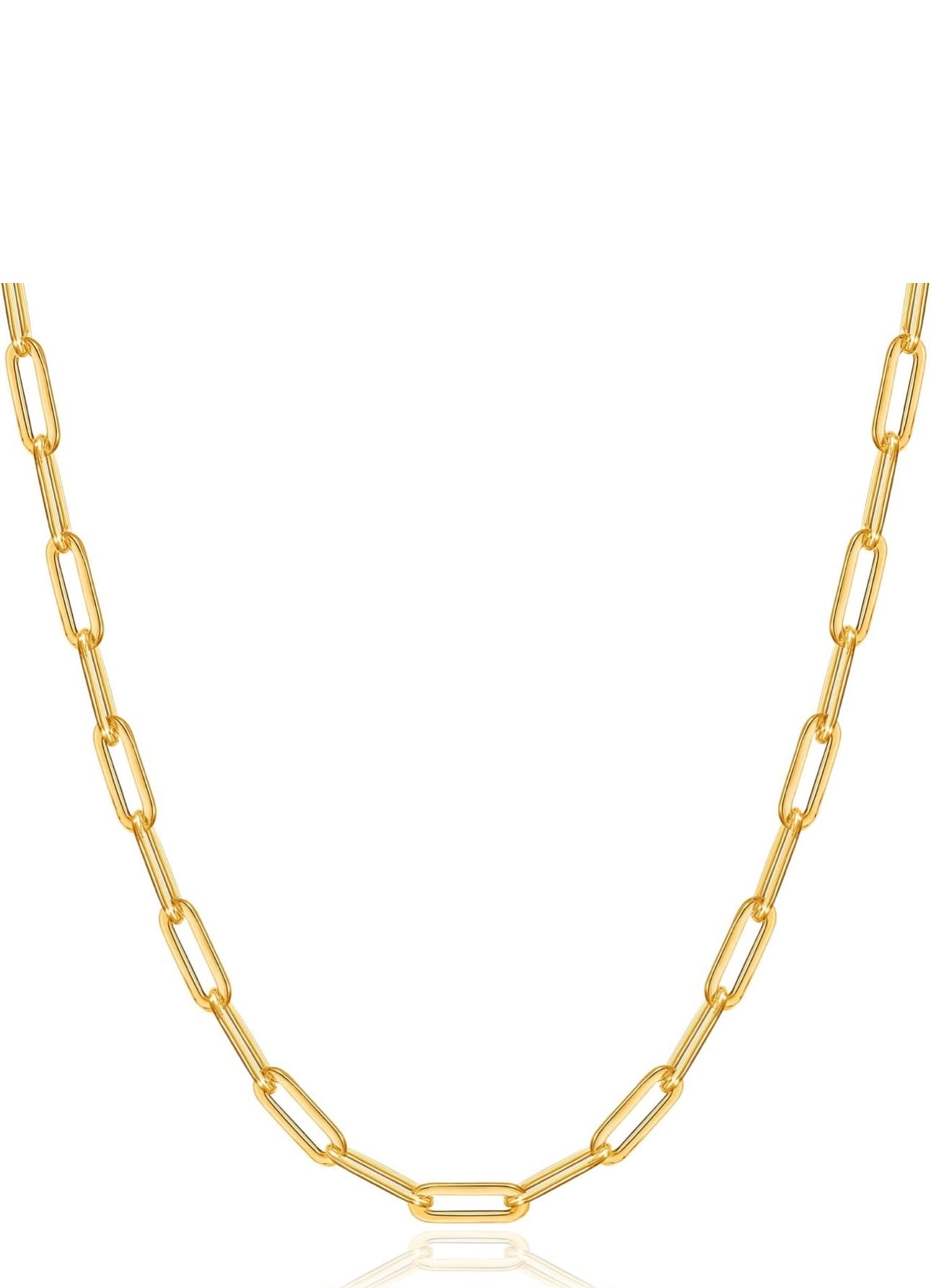 Harper paperclip chain necklace