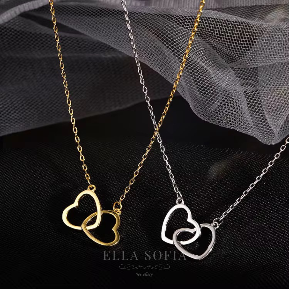 Cupid heart necklace