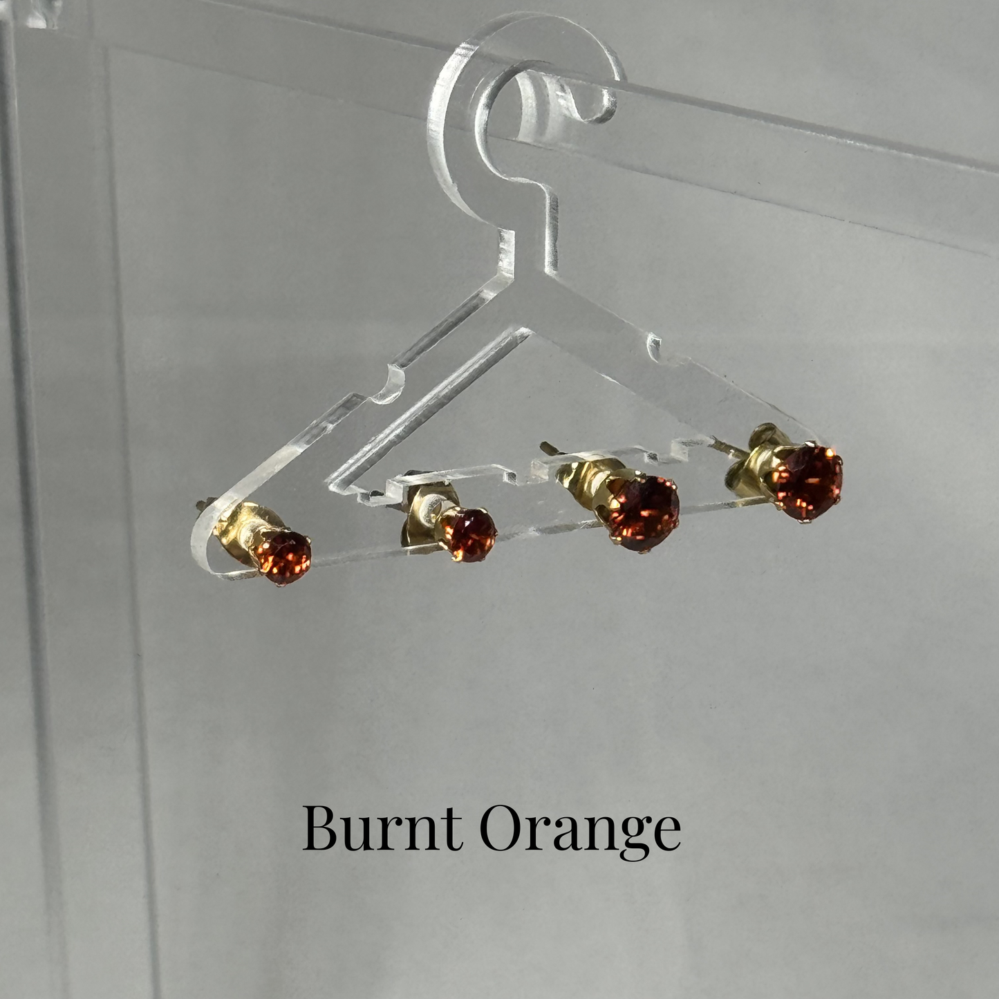 Nicola coloured zircon stud earrings
