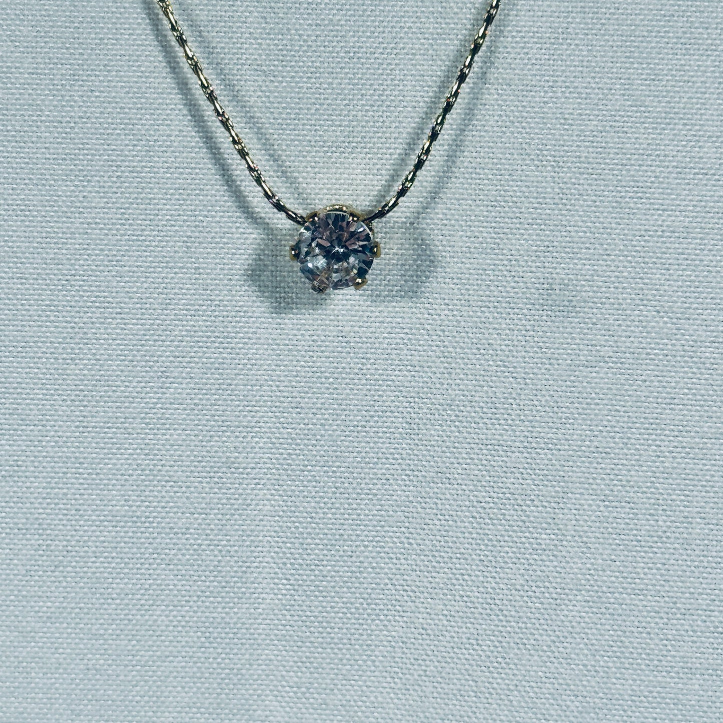 Kate dainty zircon necklace