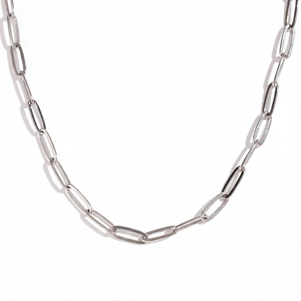 Harper paperclip chain necklace