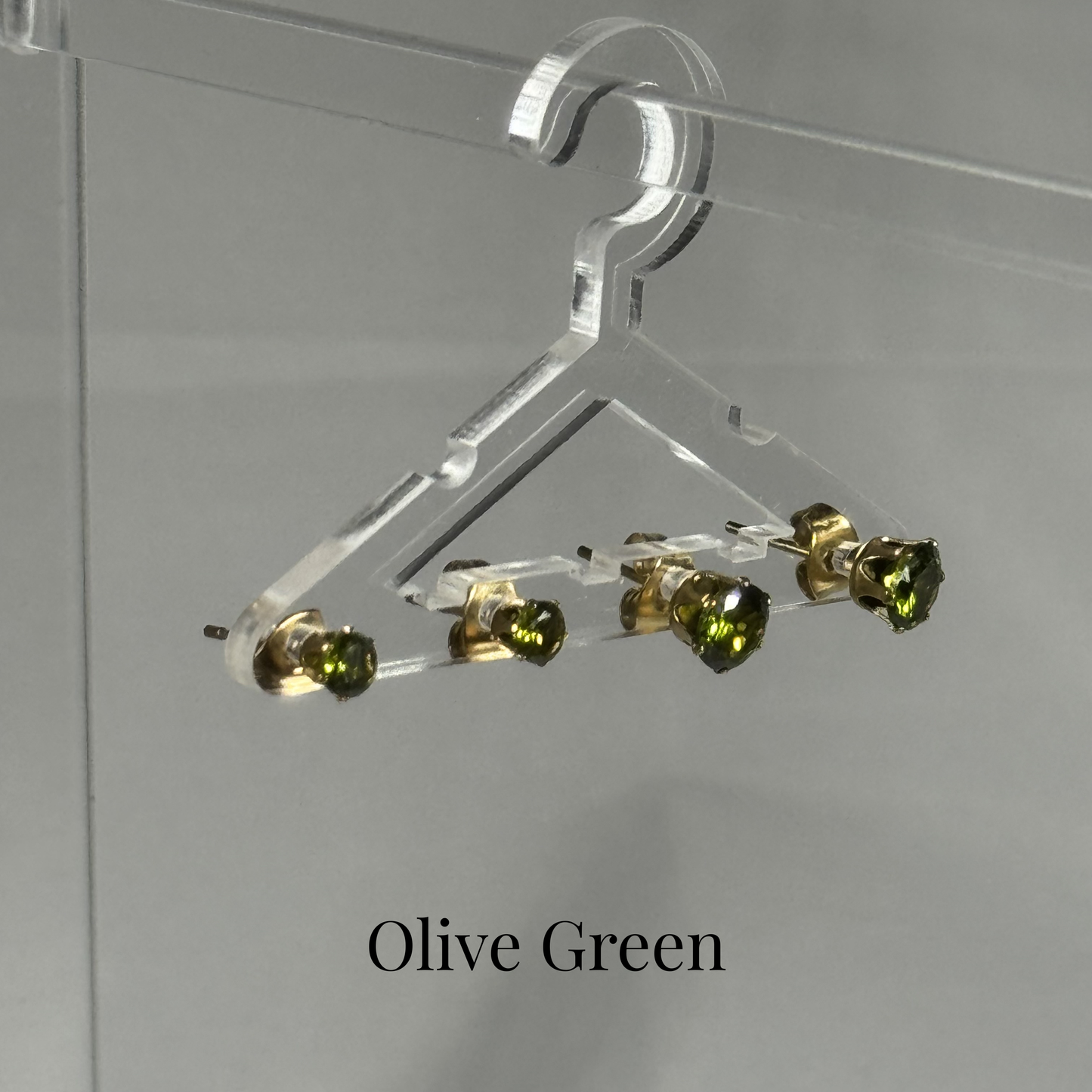 Nicola coloured zircon stud earrings