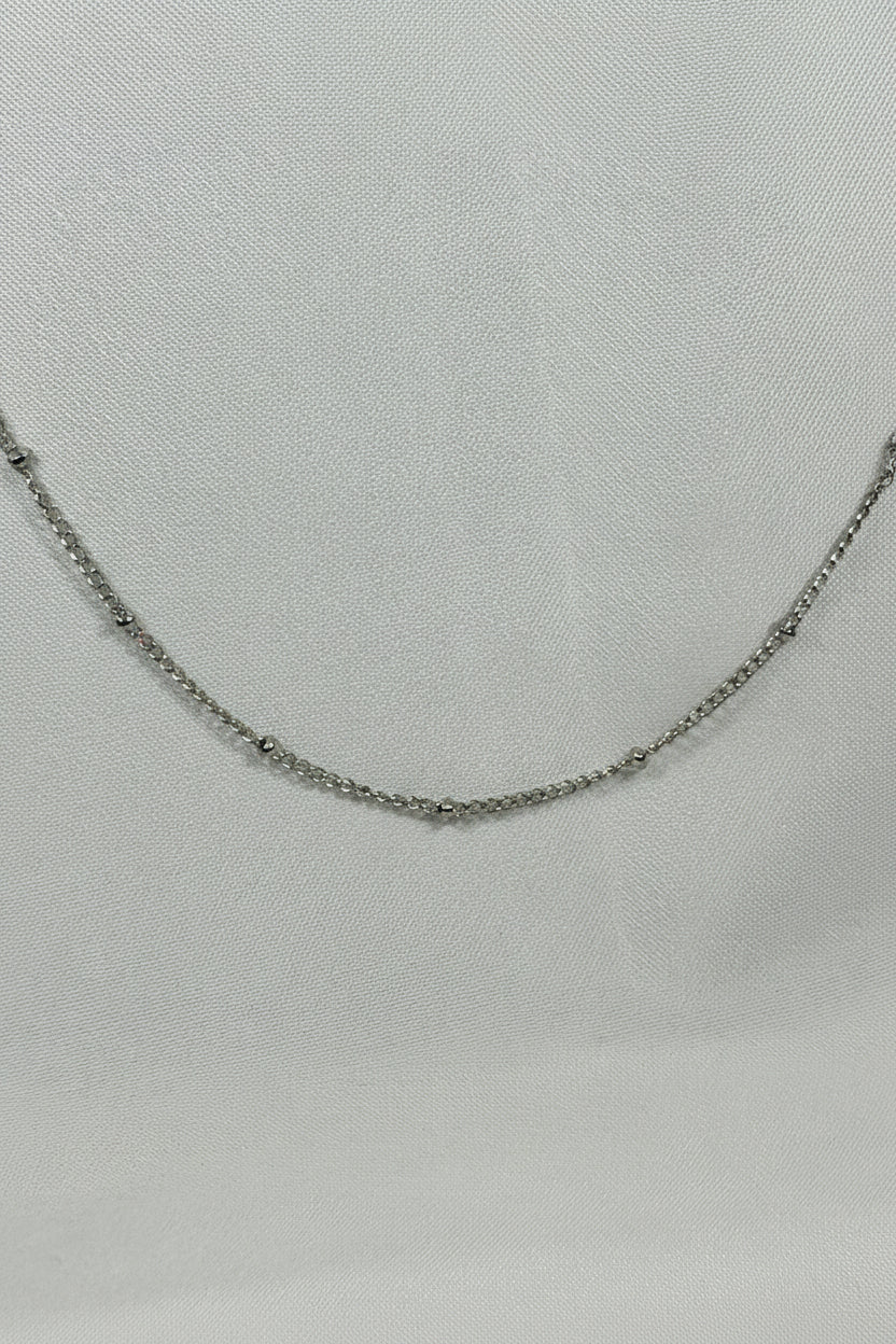 Luna satellite chain necklace