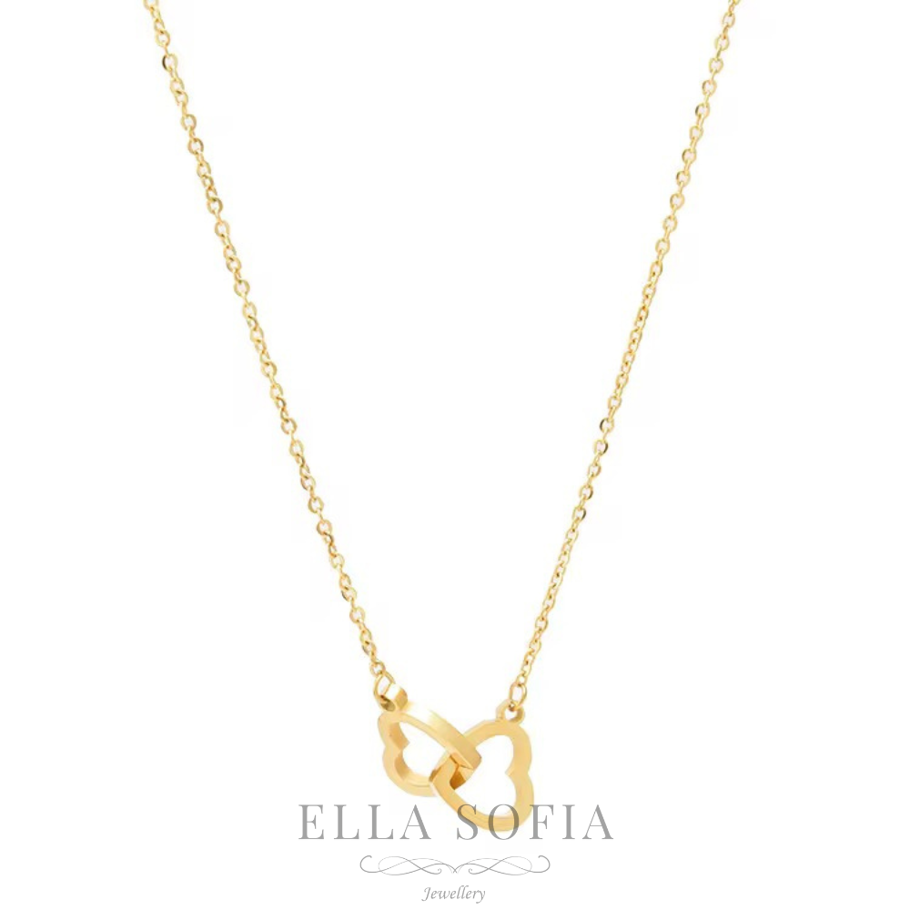 Cupid heart necklace