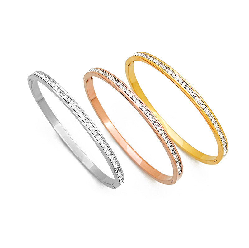 Isabella zircon bangle