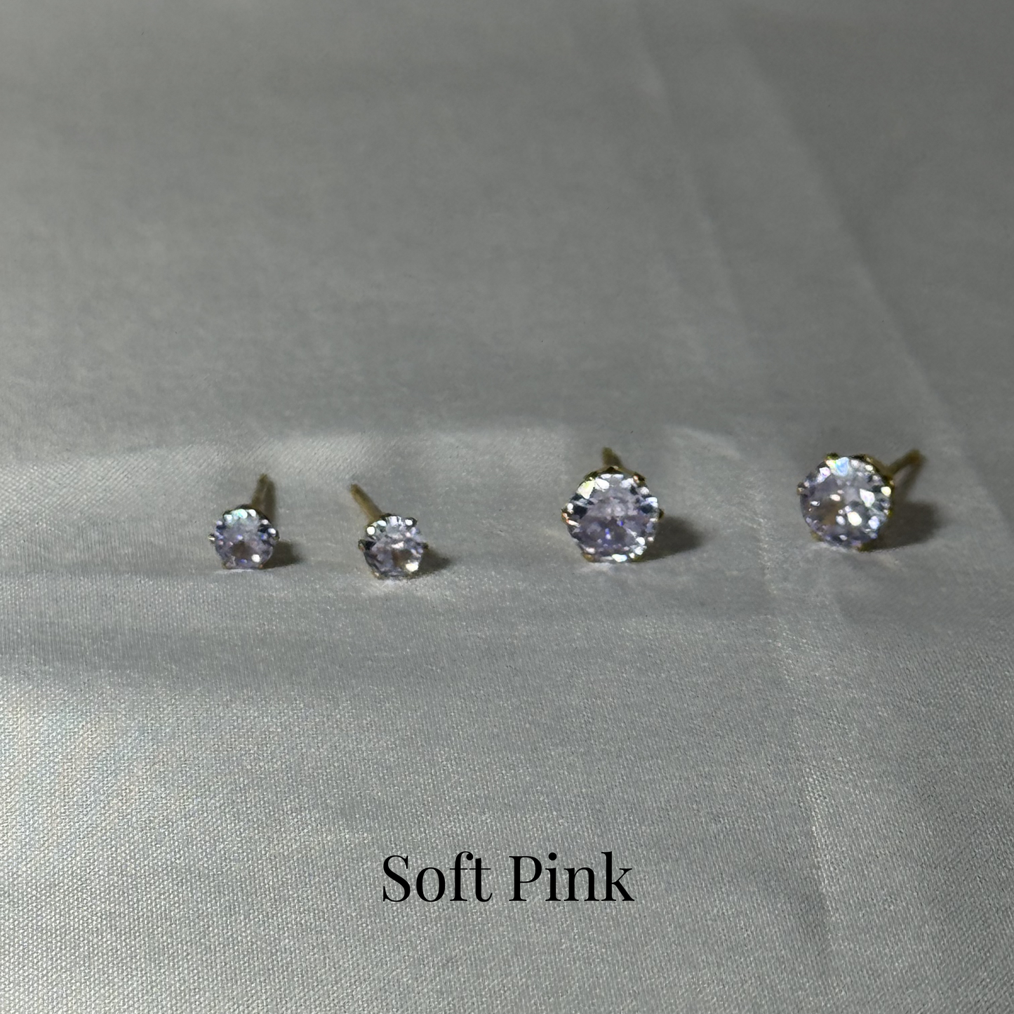Nicola coloured zircon stud earrings