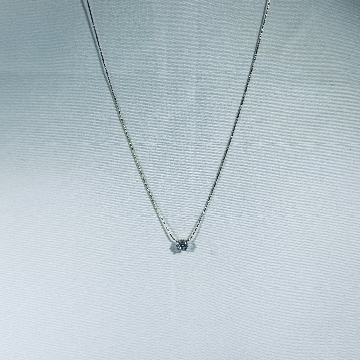Kate dainty zircon necklace