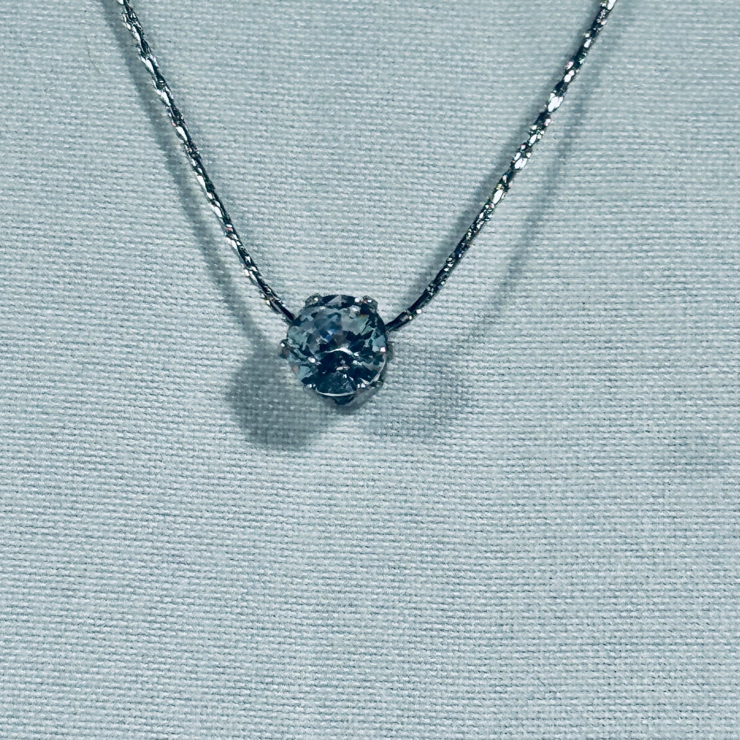 Kate dainty zircon necklace