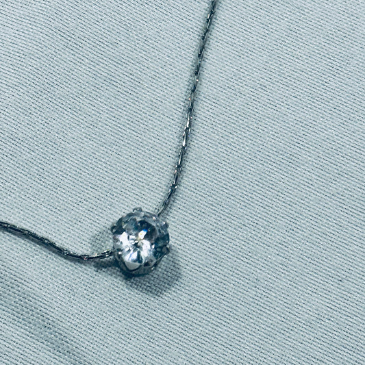 Kate dainty zircon necklace