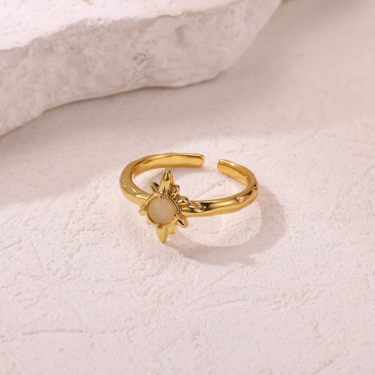 Sienna sun adjustable ring