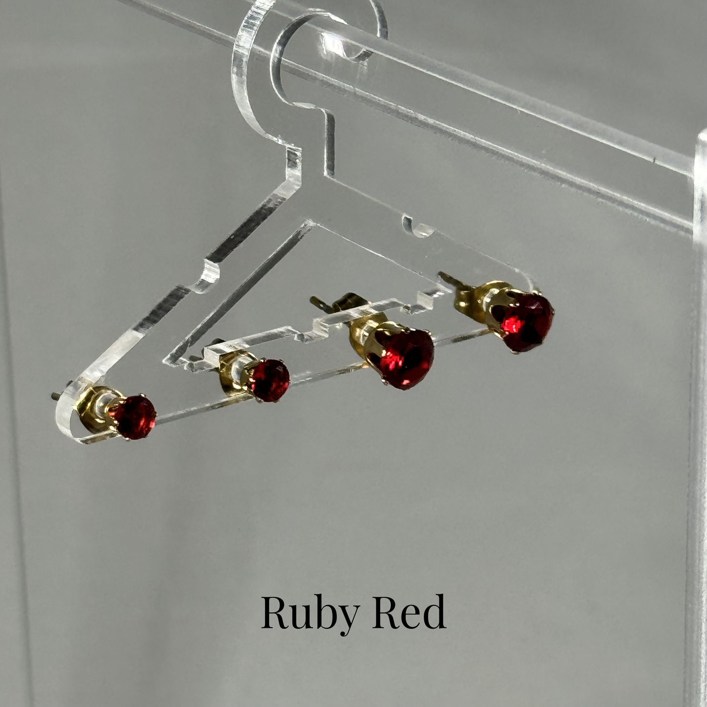 Nicola coloured zircon stud earrings