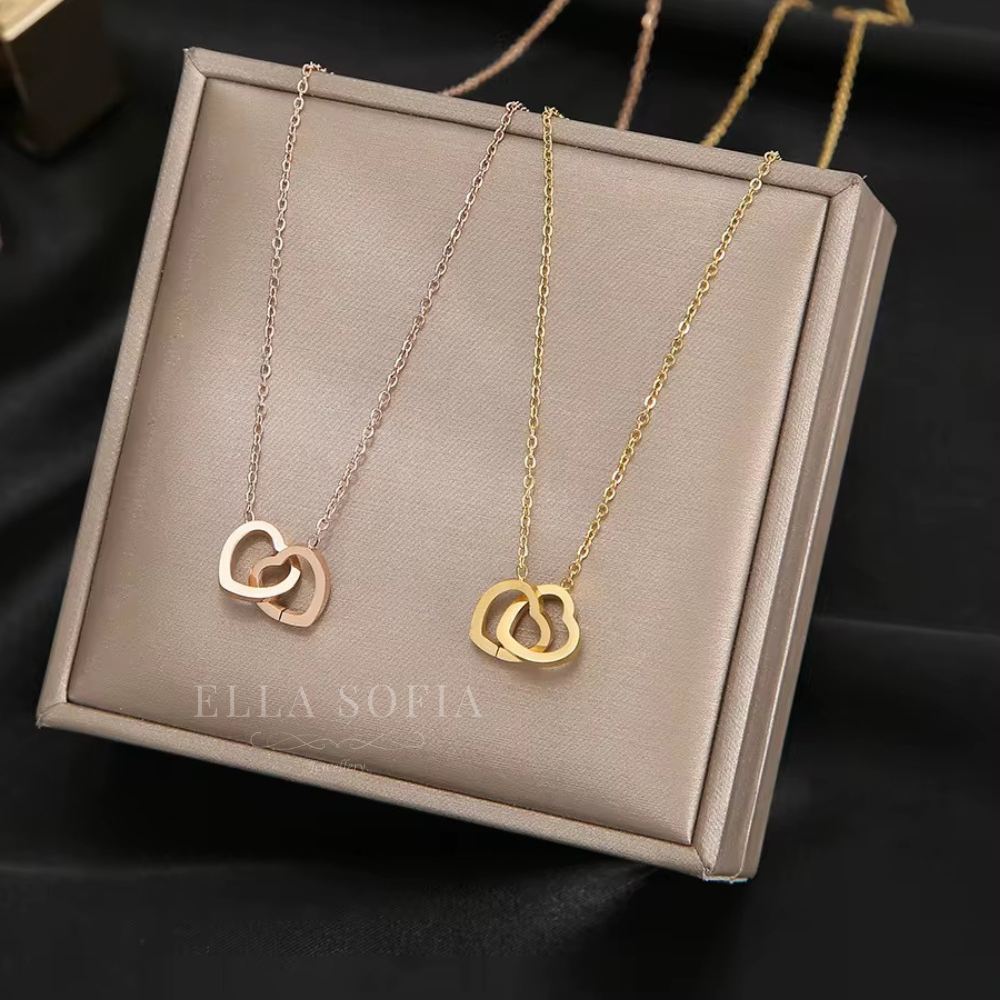 Cupid heart necklace