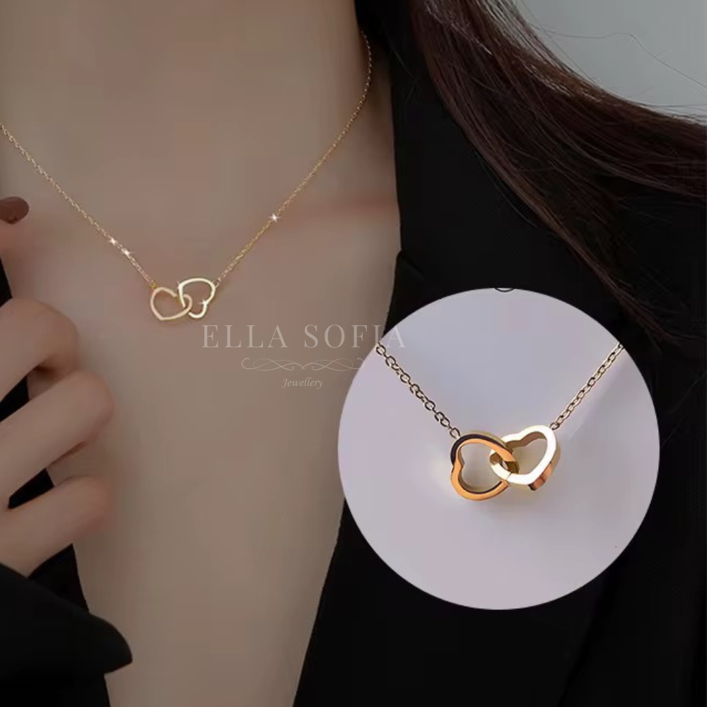Cupid heart necklace