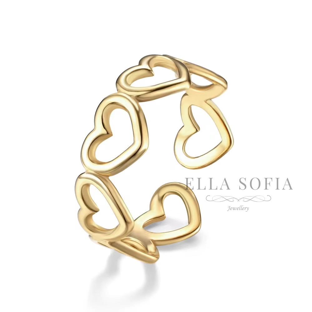 Ella heart ring