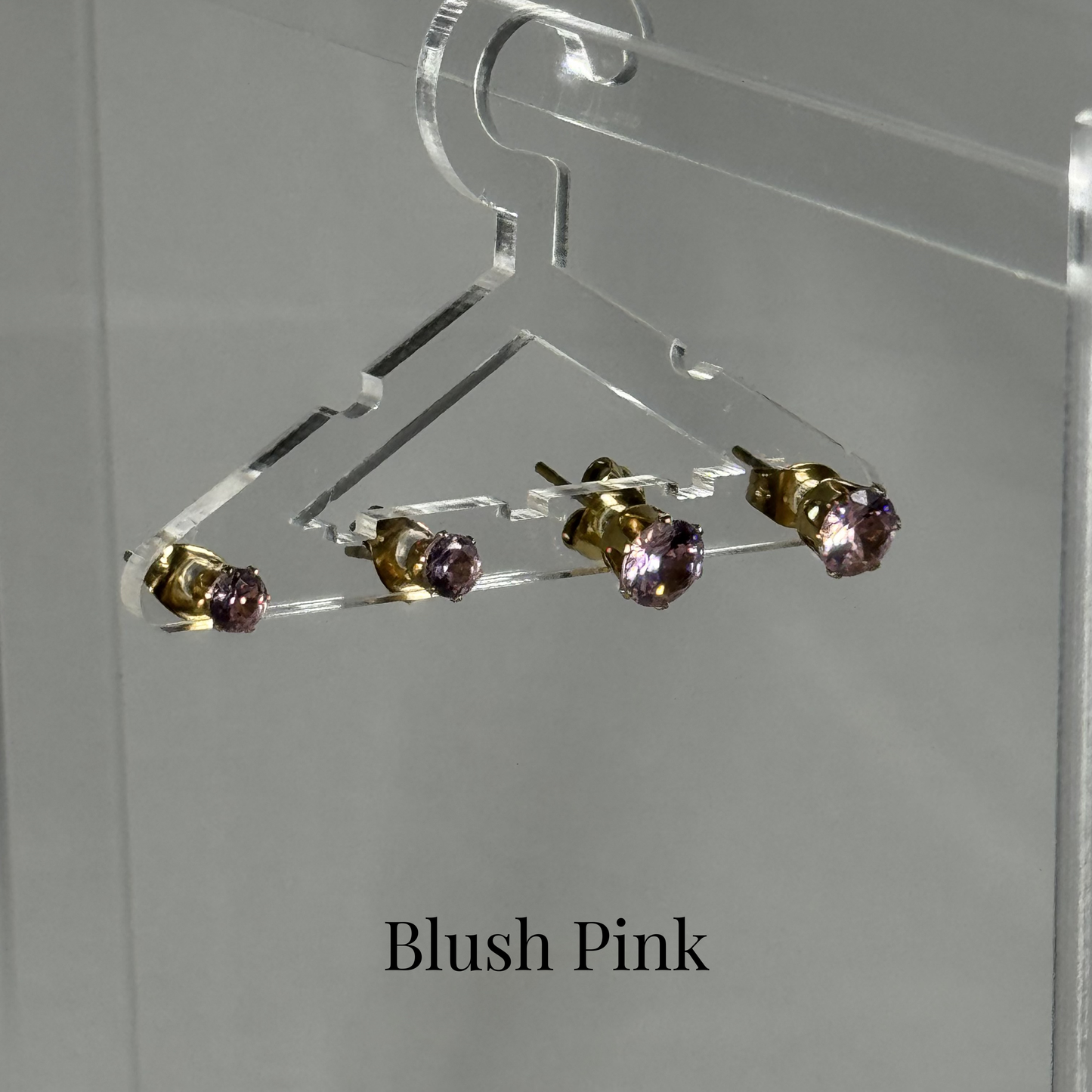Nicola coloured zircon stud earrings