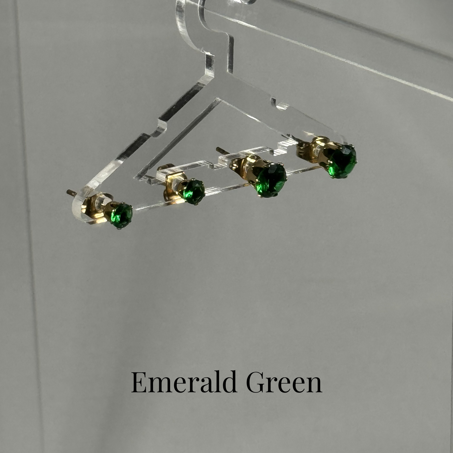 Nicola coloured zircon stud earrings