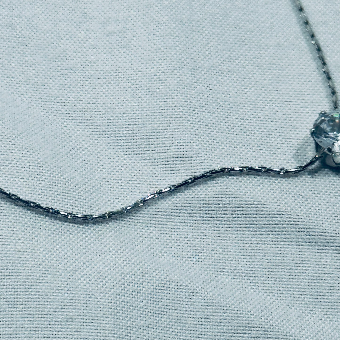 Kate dainty zircon necklace