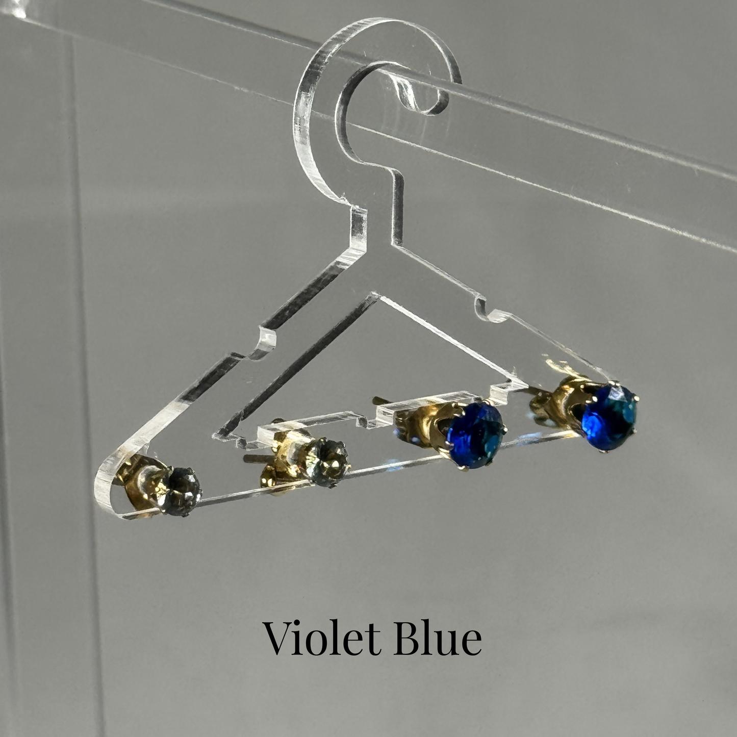 Nicola coloured zircon stud earrings