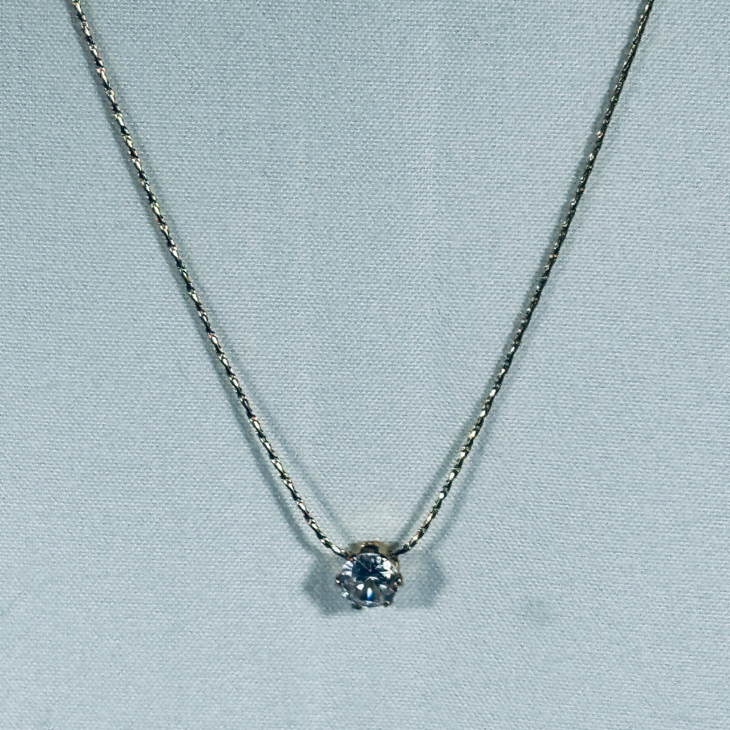 Kate dainty zircon necklace