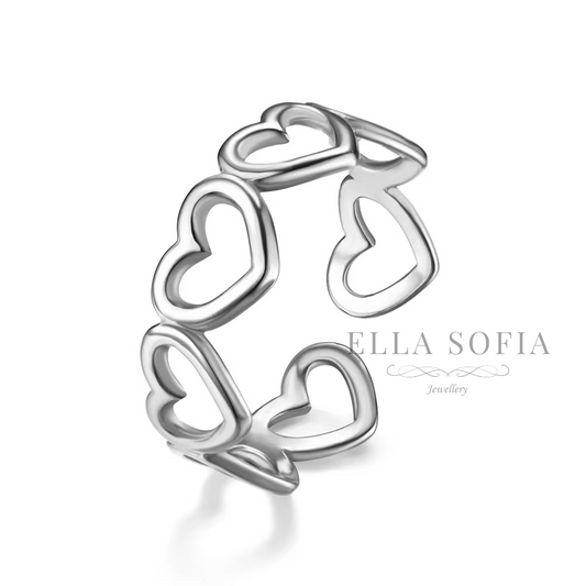 Ella heart ring